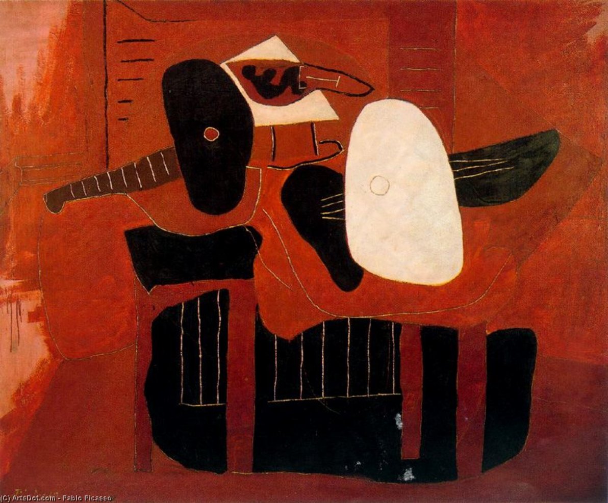 Instrumentos Musicales Sobre Una Mesa — Pablo Picasso