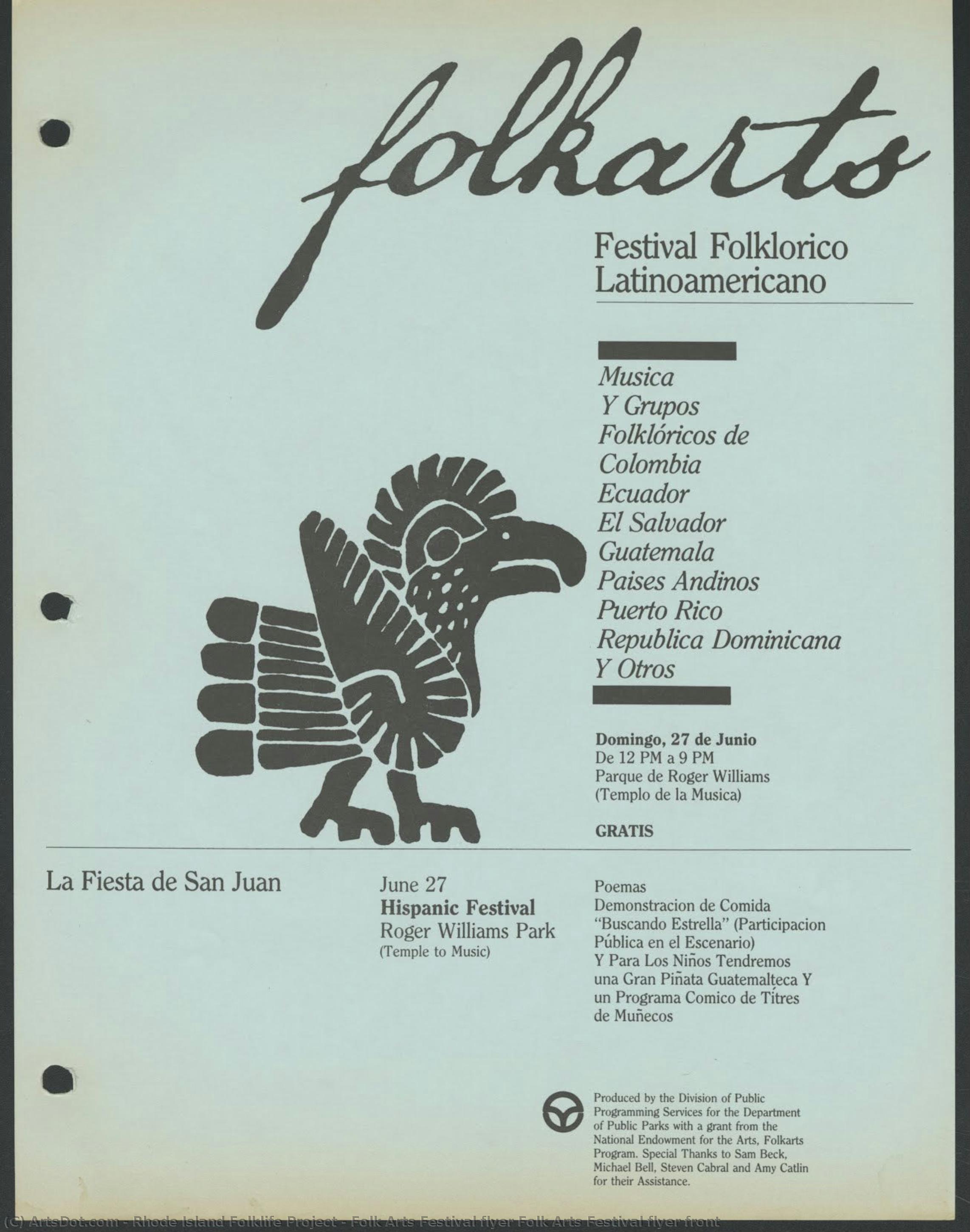 Folk Arts Festival Flyer Folk Arts Festival Flyer Front — Rhode Island Folklife Project