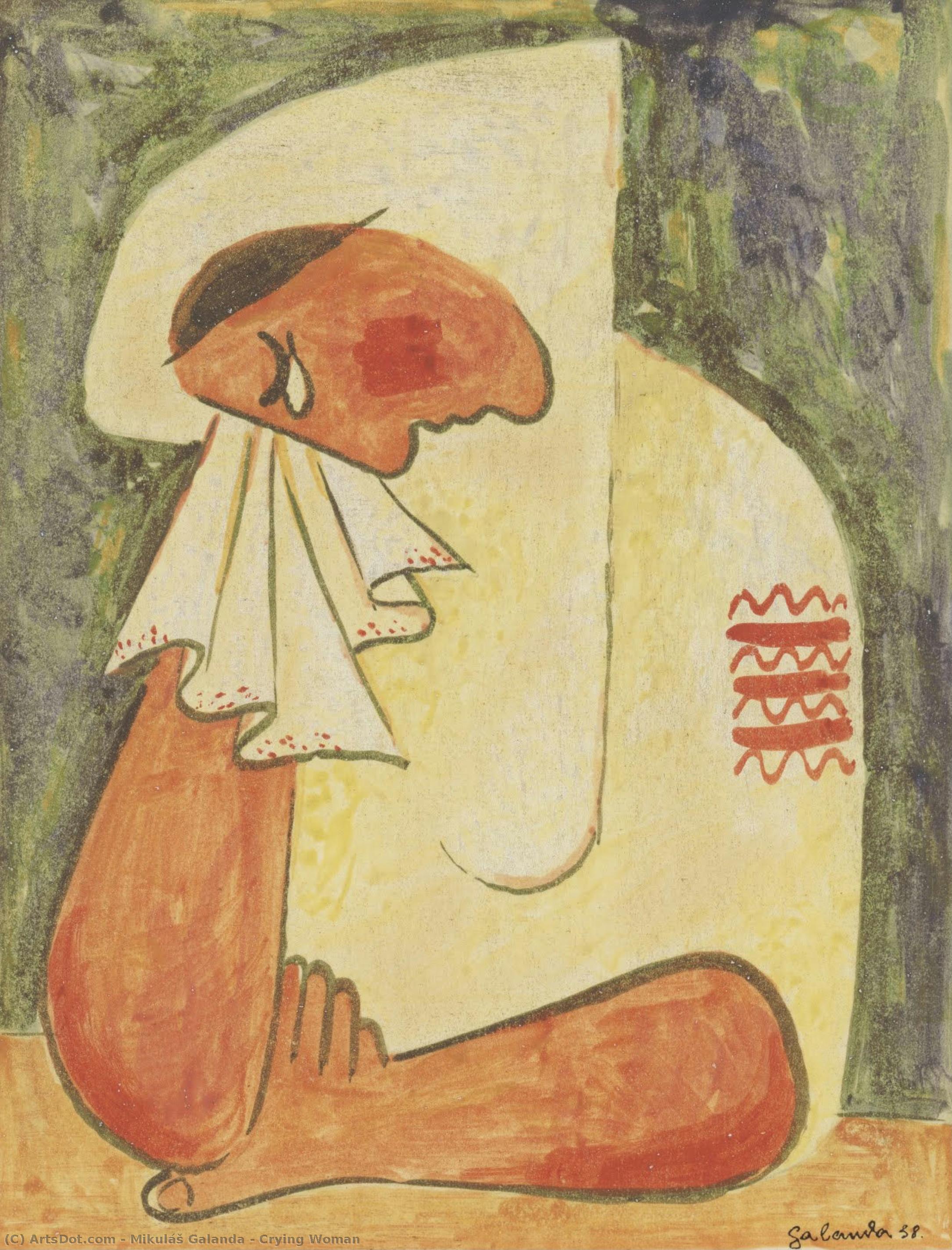 Crying Woman — Mikuláš Galanda