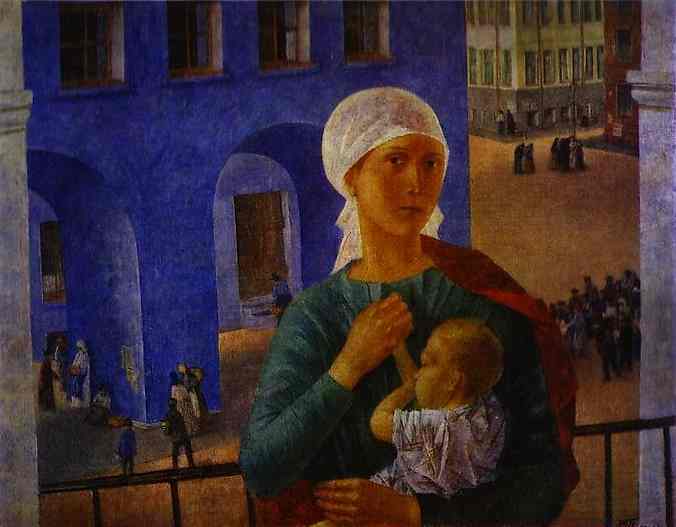 1918 In Petrograd — Kuzma Petrov-vodkin