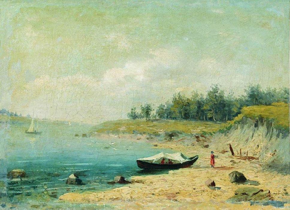 On The Bank Of The Volga — Fyodor Alexandrovich Vasilyev