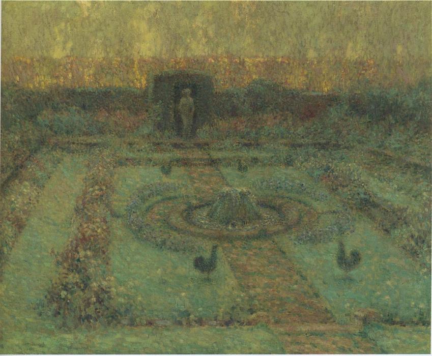 Garden At Hampton Court — Henri Le Sidaner