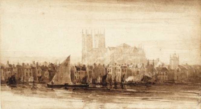 Westminster From Battersea — David Cox