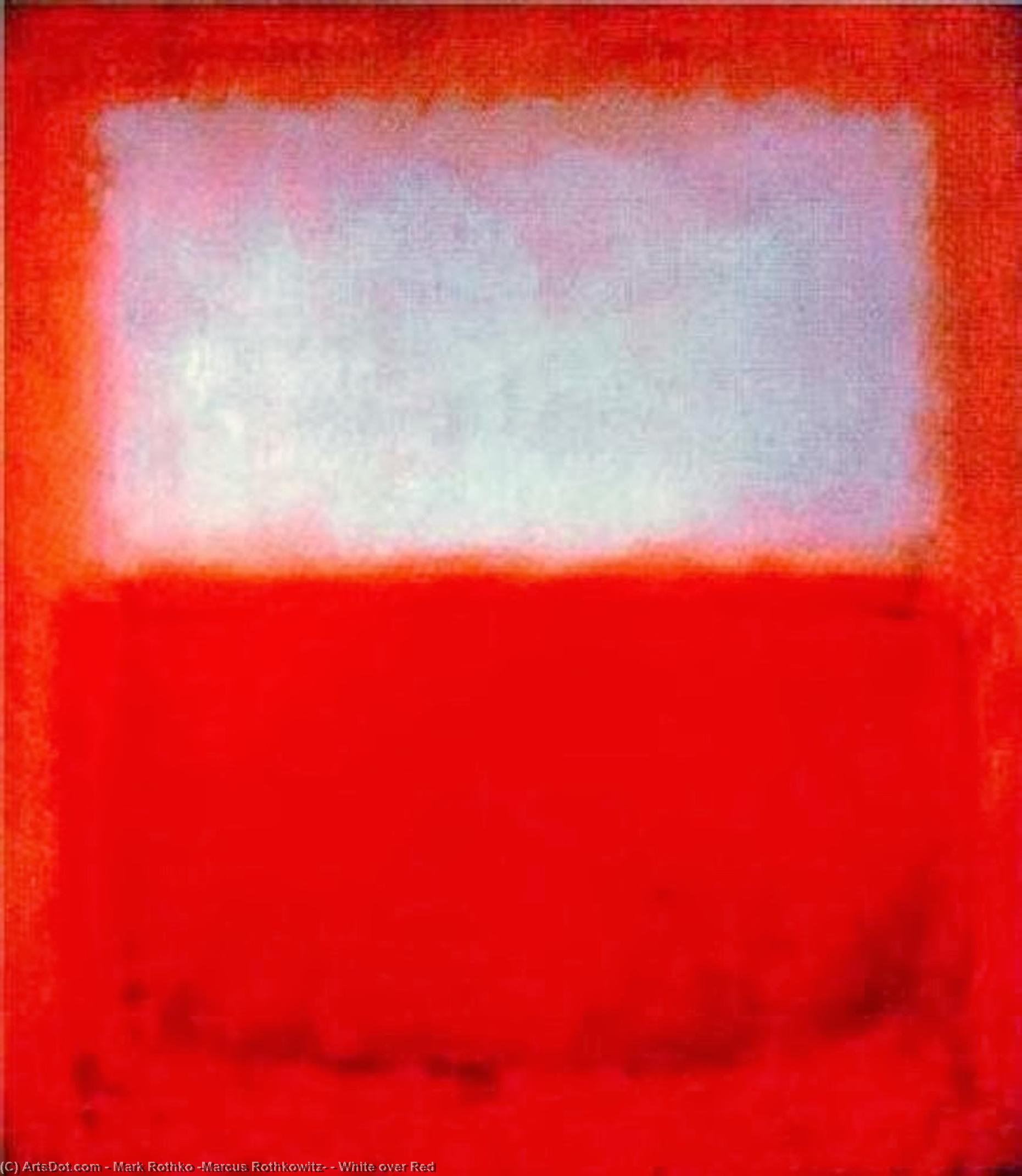 White Over Red — マーク・ロスコ