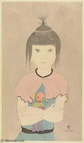 Jeune Fille Au Poupée — Léonard Tsuguharu Foujita