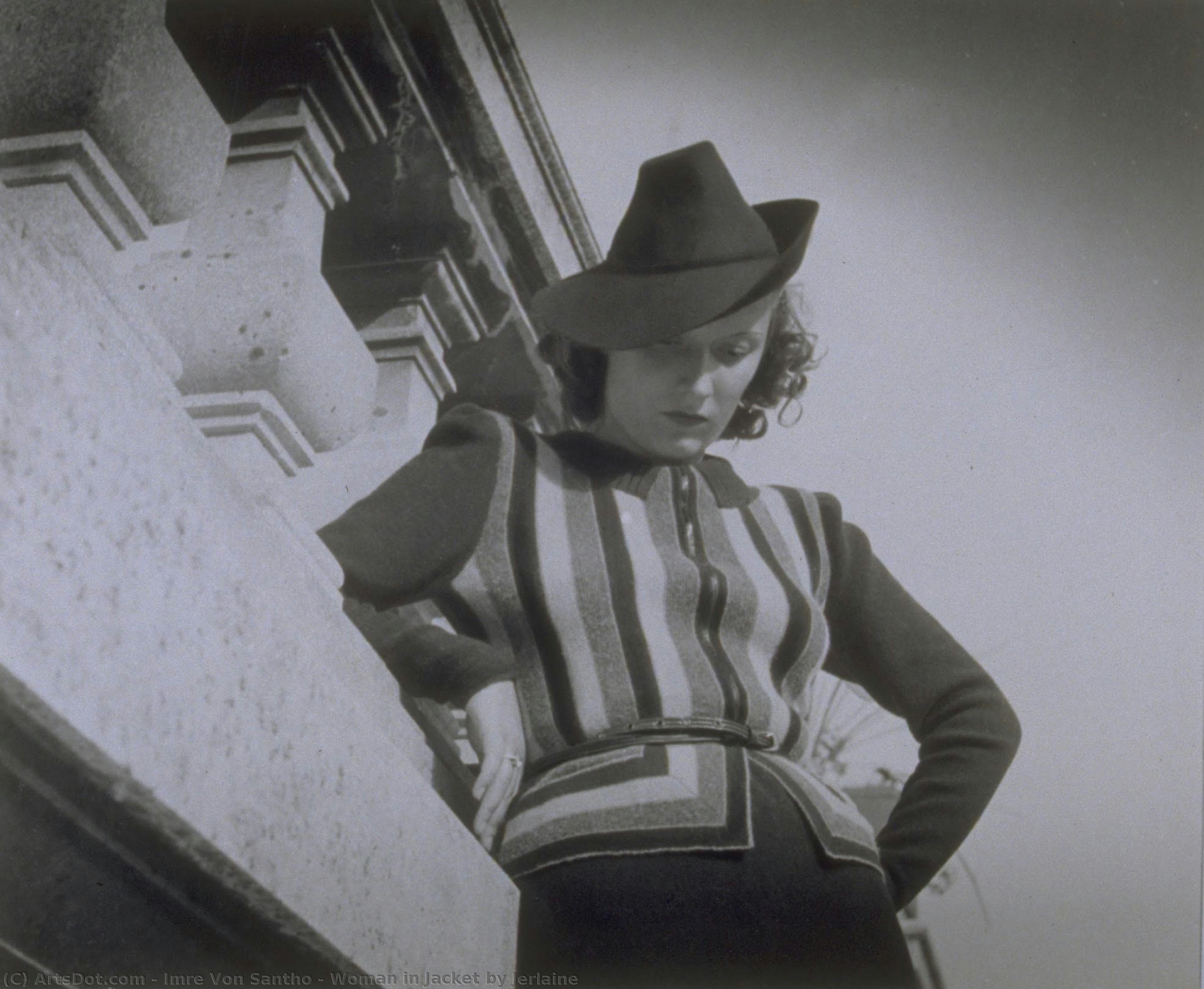 Woman In Jacket By Jerlaine — Imre Von Santho