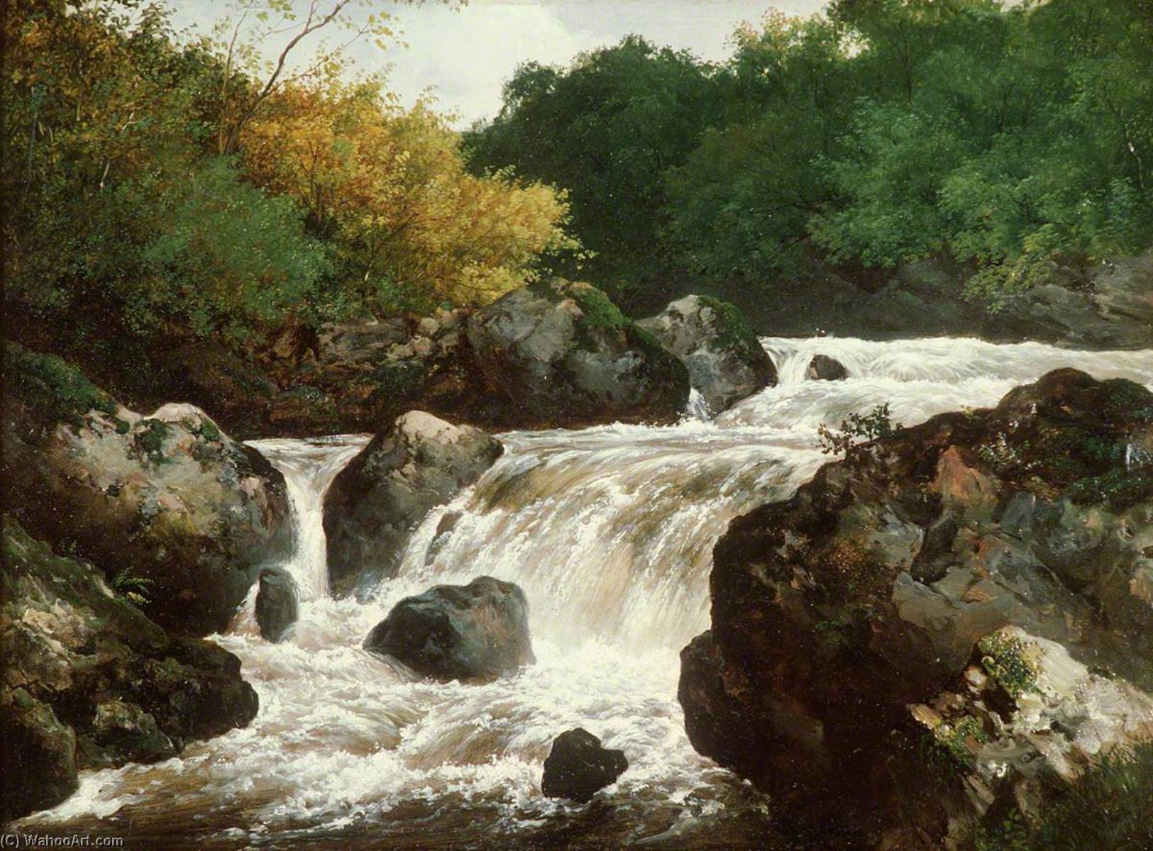 A Scene On The River Conway — Edmund Marriner Gill
