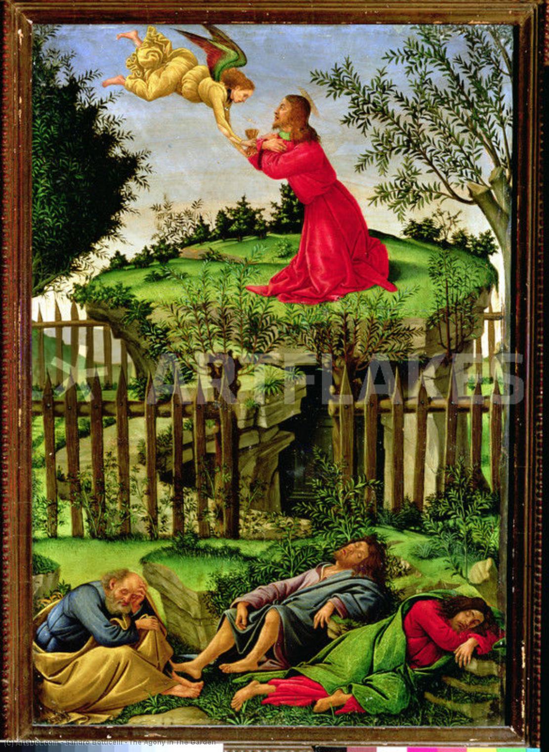 The Agony In The Garden — Sandro Botticelli