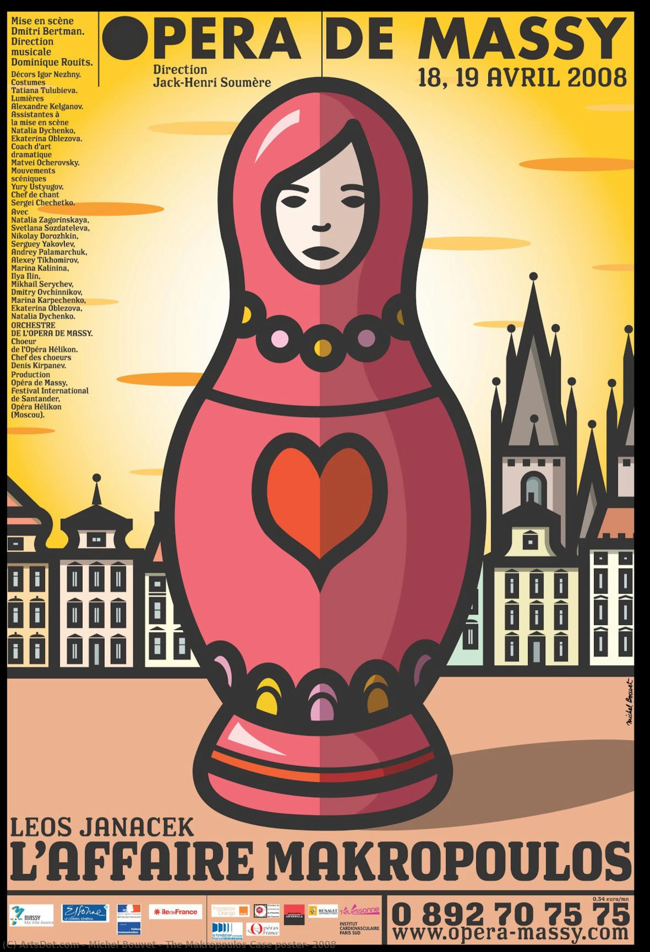The Makropoulos Case Poster, 2008 — Mišel Buvé