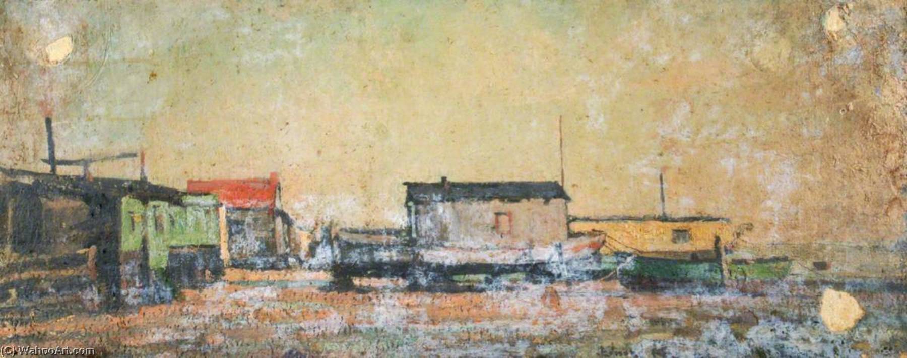 Houseboats At Milton, No.21 — Edward Robert King