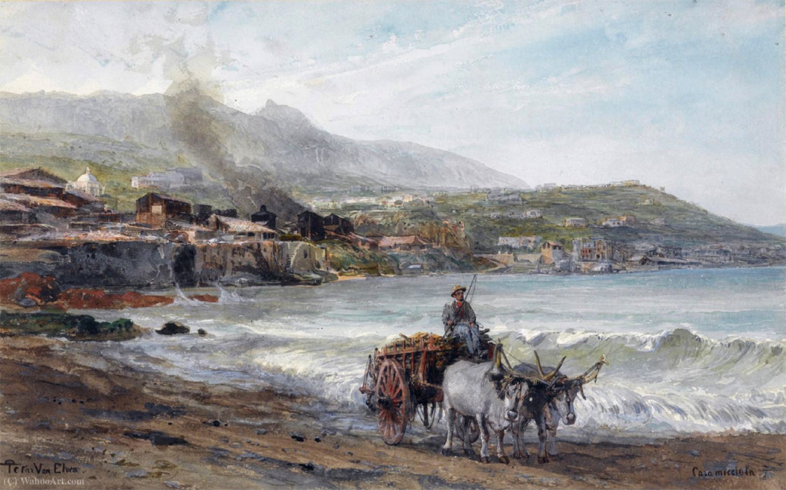 A View On Casamicciola — Pierre Tetar Van Elven