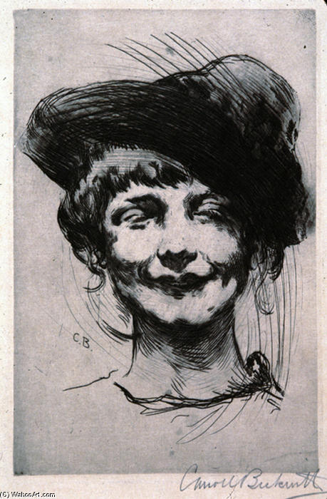 Head Of A Young Woman — James Carroll Beckwith