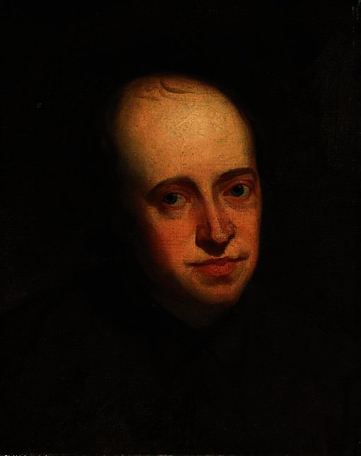 Portrait Of John Flaxman, R.a. , Bust-length, In A Brown Shirt — George Romney