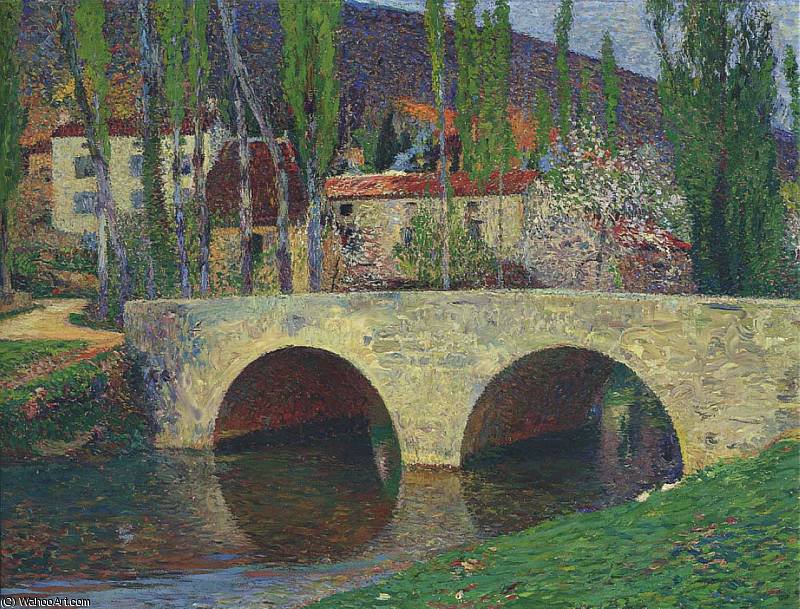 Le Pont De Labastide Du Vert — Henri Jean Guillaume Martin
