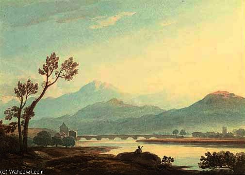 View Of Dolgellau, North Wales — John Varley I (the Older)