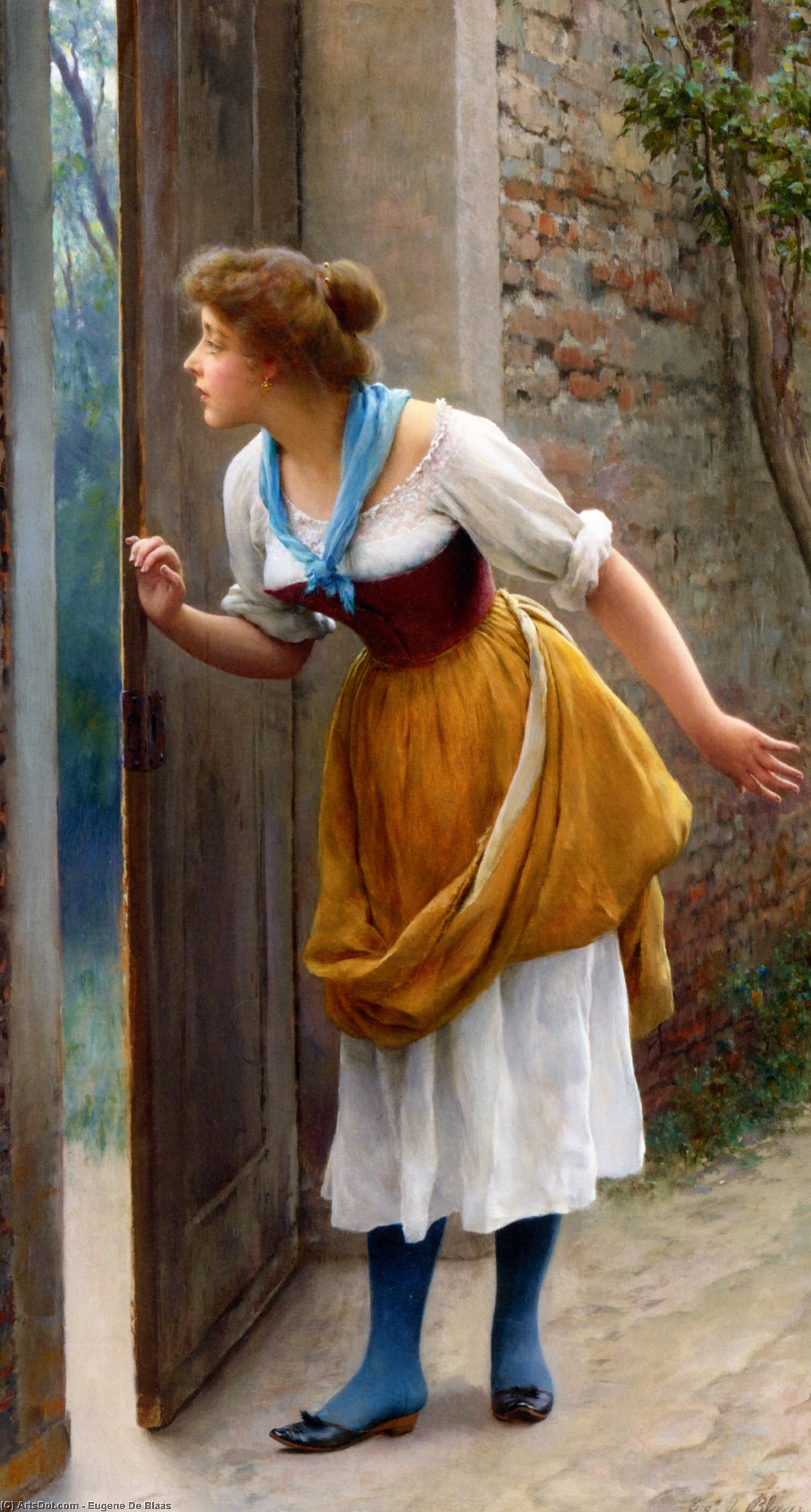 The Eavesdropper — Eugen Von Blaas