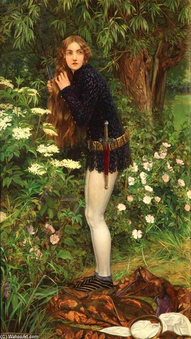 The Little Foot Page — Eleanor Fortescue Brickdale