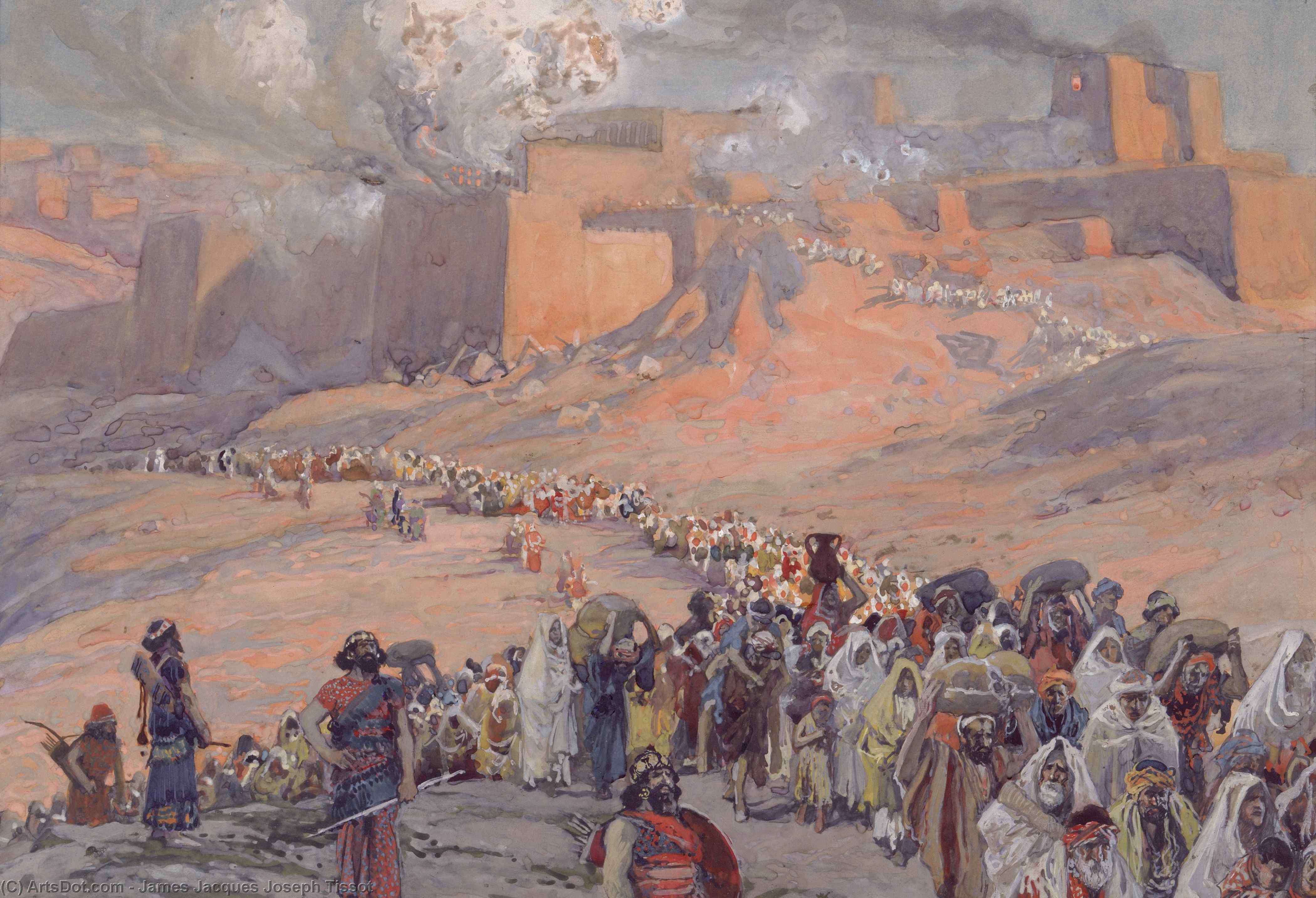 The Flight Of The Prisoners — Jacques Joseph Tissot