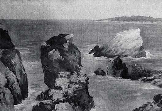 Monterey Seascape, (painting) — Von Luerzer