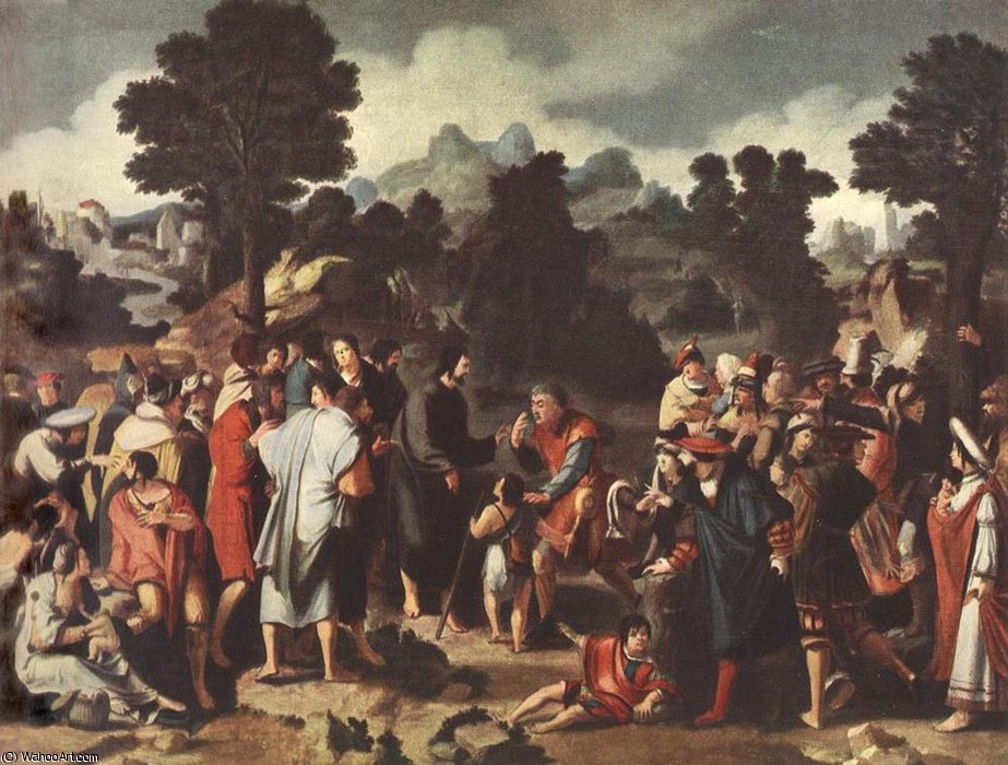 Christ Healing The Blind — Lucas Van Leyden