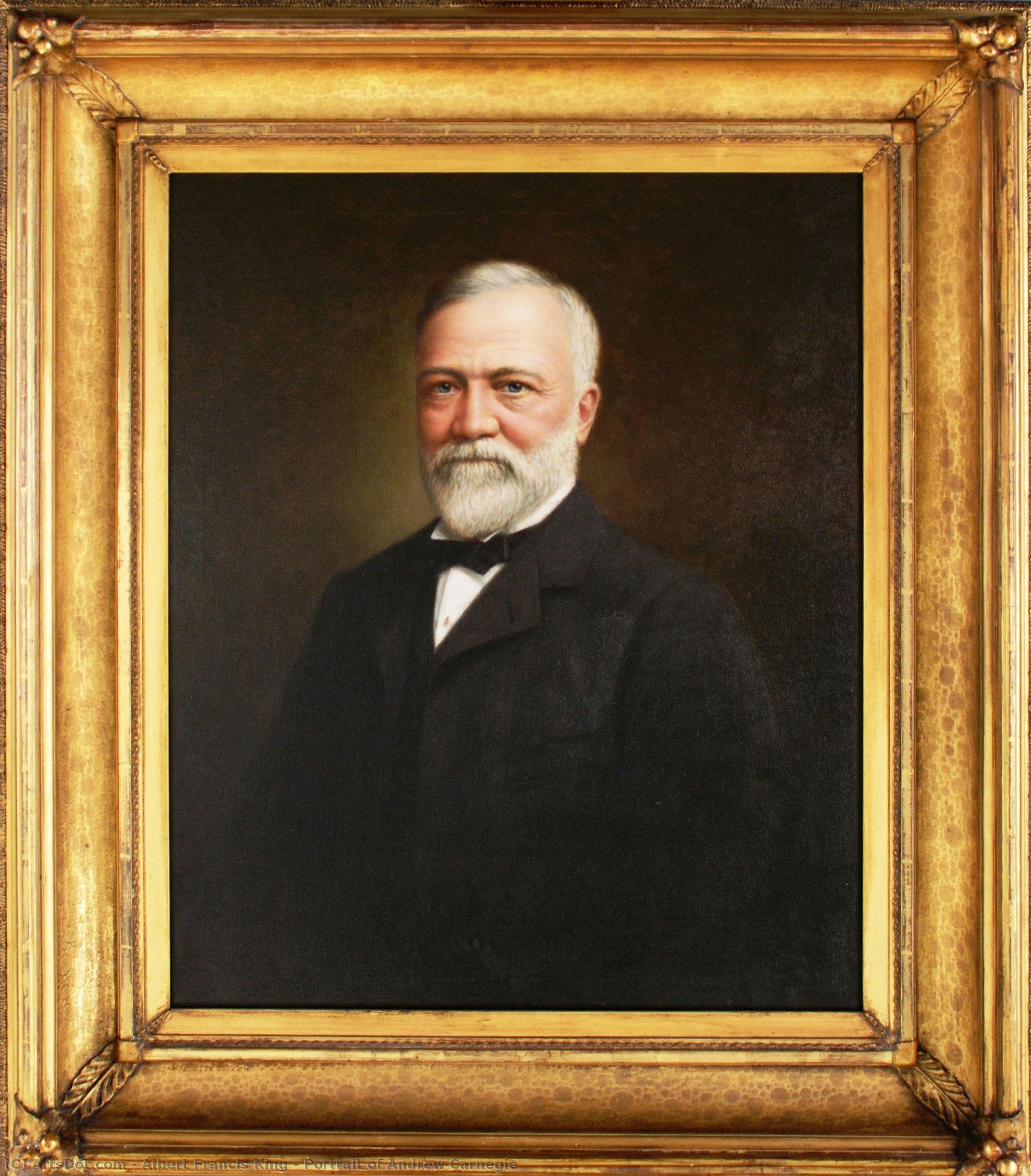 Portrait Of Andrew Carnegie — Albert Francis King