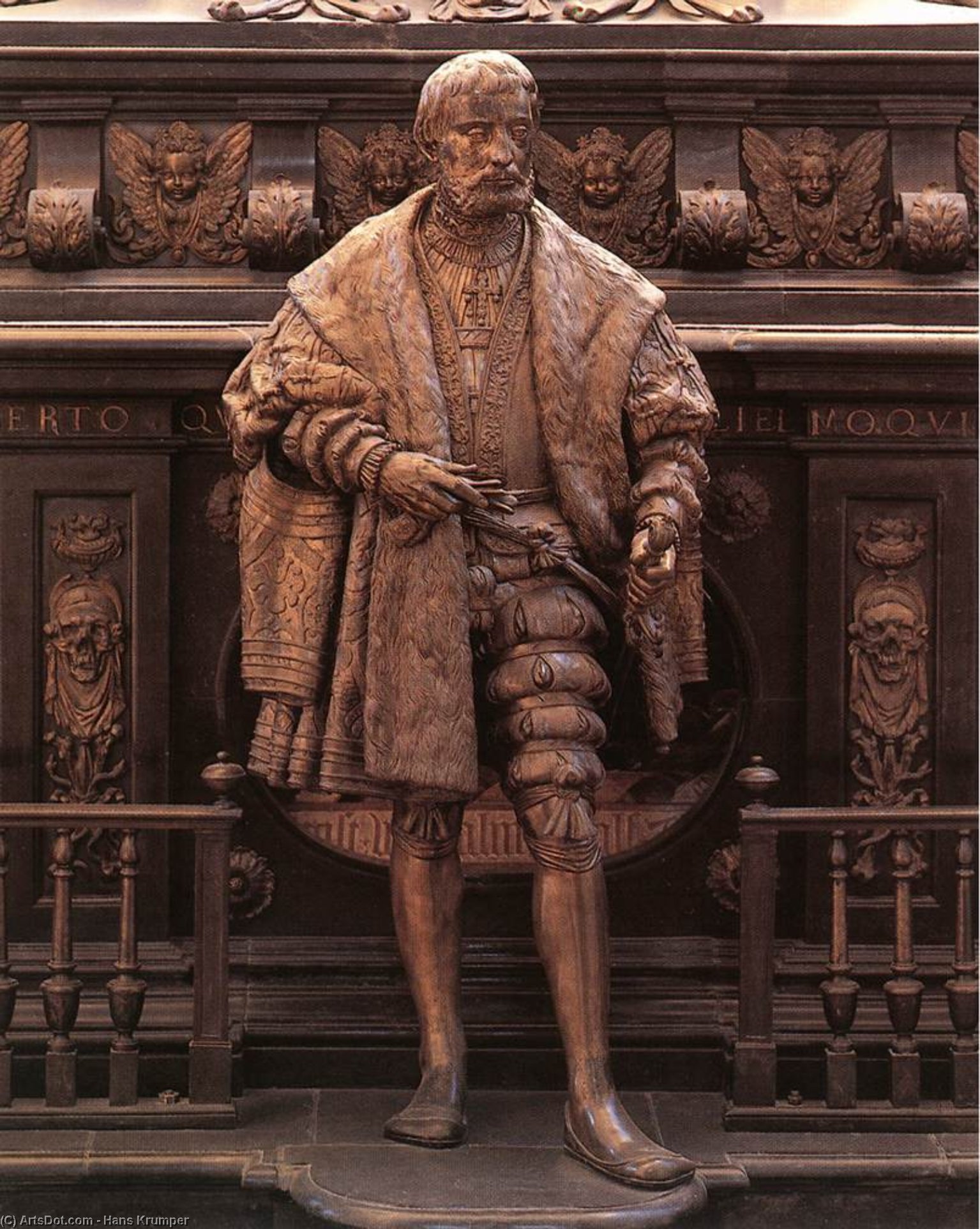 Tomb Of Emperor Ludwig Of Bavaria (detail) — Hans Krumper