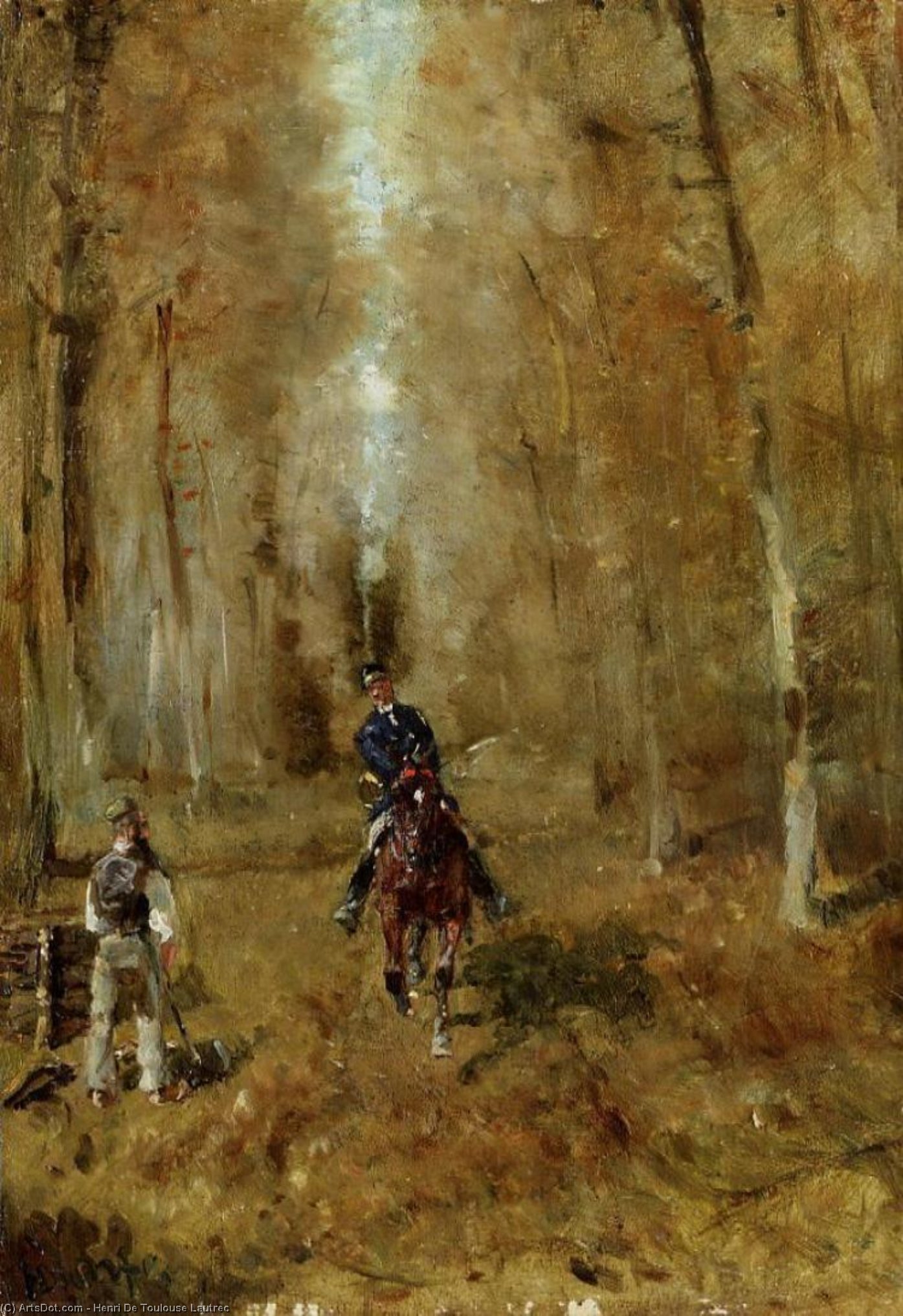 Piquer Et Bucheron — Henri De Toulouse-lautrec