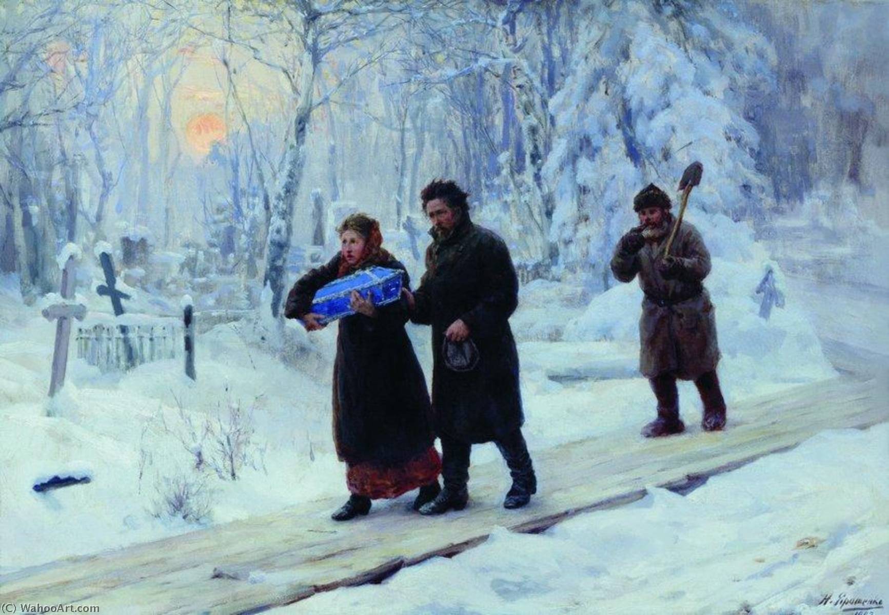 Funeral Of The Firstborn — Nikolai Aleksandrovich Yaroshenko