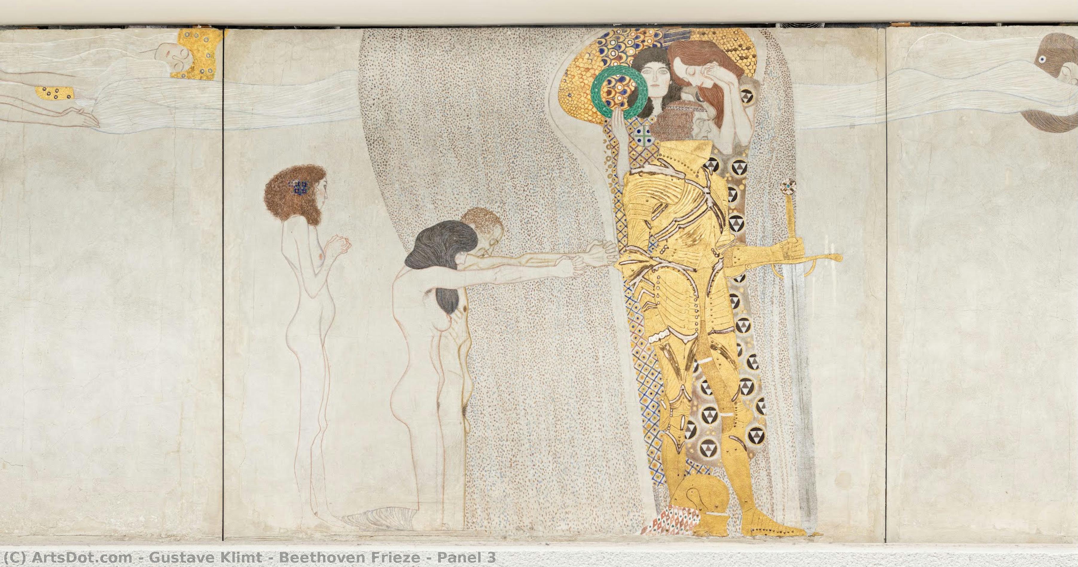 Beethoven Frieze - Panel 3 — Густав Климт