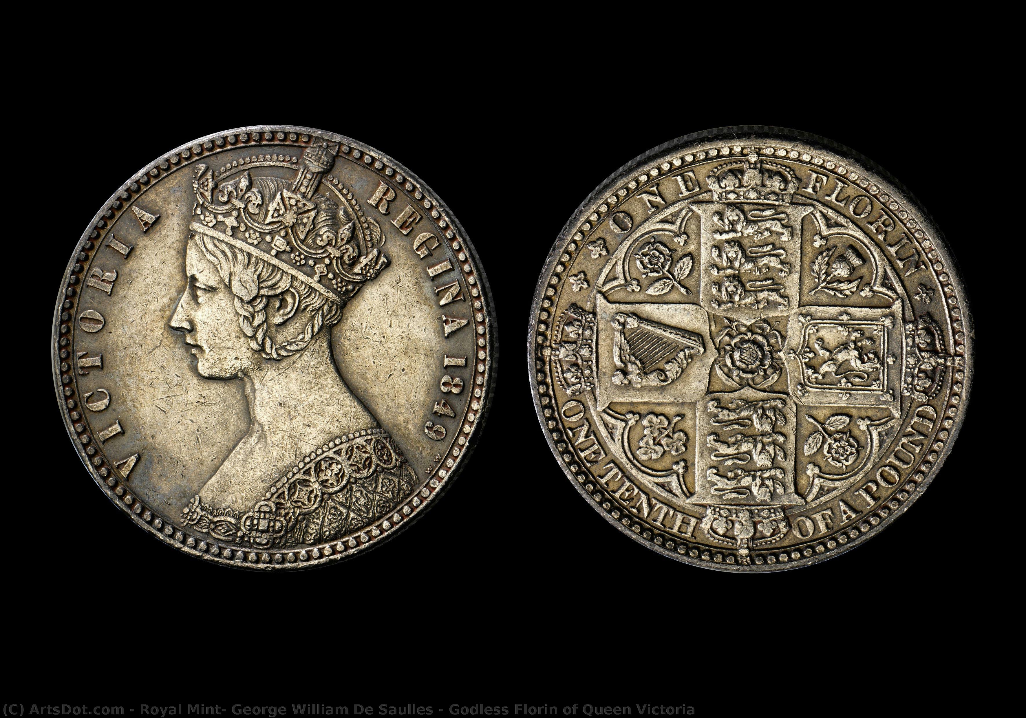 Godless Florin Of Queen Victoria — Džordž Vilijam De Soj, Kraljska Kovnica