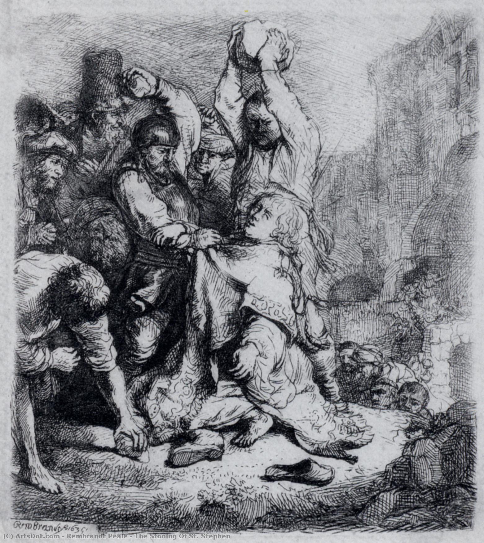 The Stoning Of St. Stephen — Rembrandt Peale