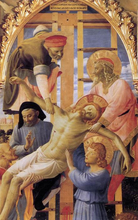 Deposition From The Cross (detail) — Fra Angelico