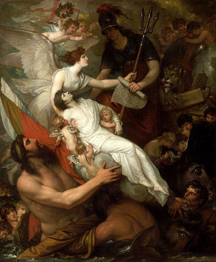 The Immortality Of Nelson — Benjamin West