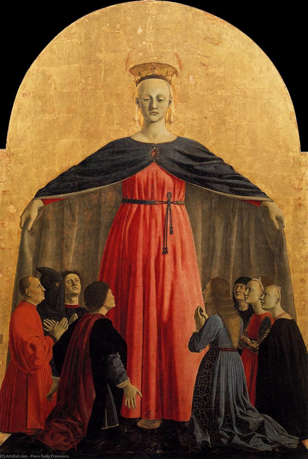 Políptico De La Misericordia: La Madonna De La Misericordia — Piero Della Francesca
