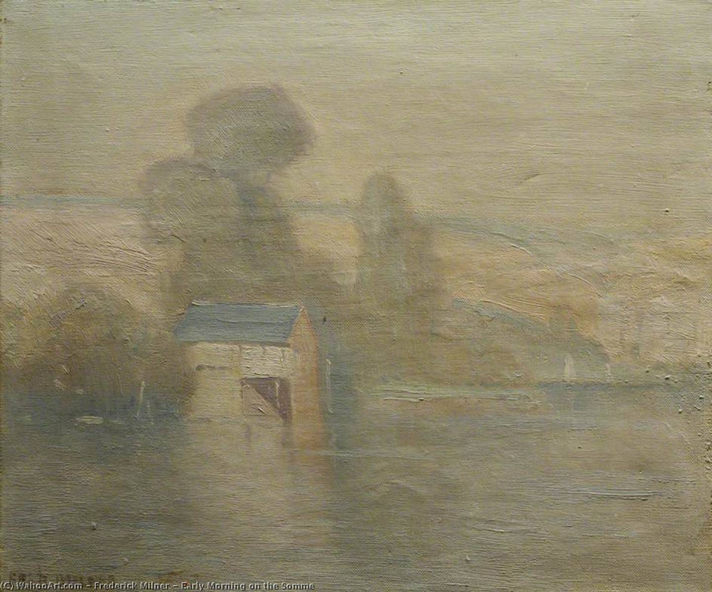 Early Morning On The Somme — Frederick Milner