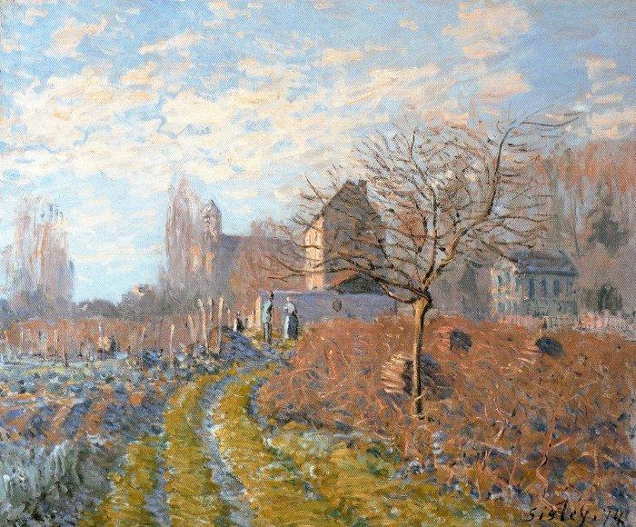 Hoar Frost -st. Martin's Summer (indian Summer) — Alfred Sisley