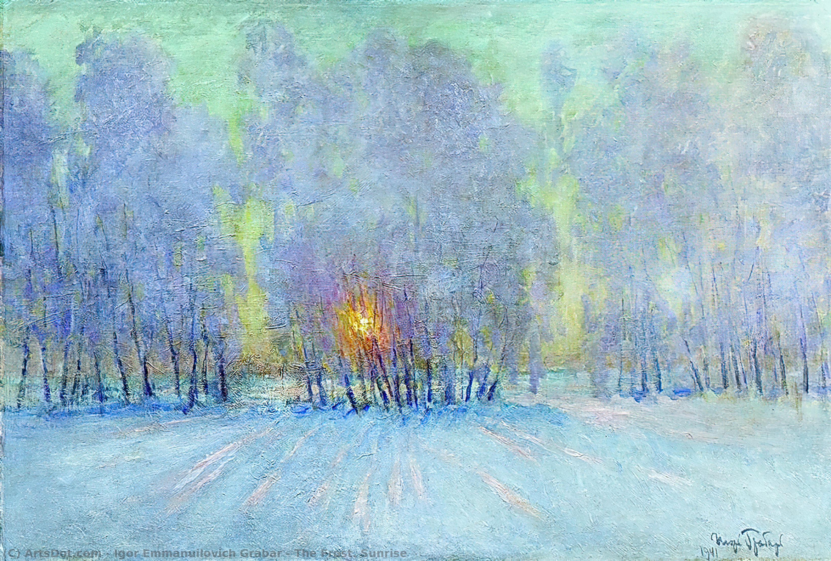 The Frost. Sunrise — Igor Emmanuilovich Grabar