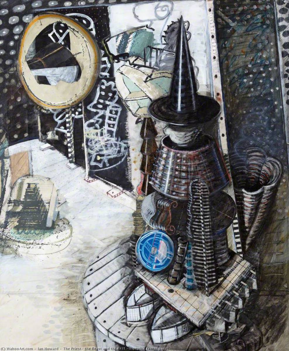 The Priest, The Beast And The Rest (triptych, Centre Panel) — Ian Howard