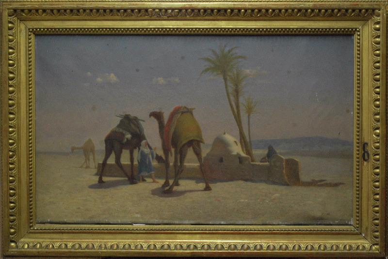 Chamelier Près D'un Marabout — Mariller Charles Philibert
