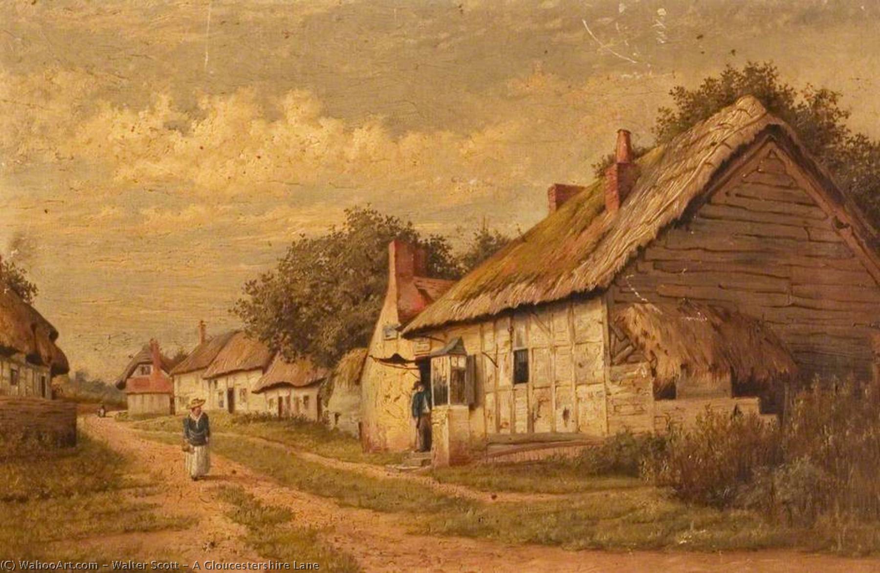 A Gloucestershire Lane — Walter Scott