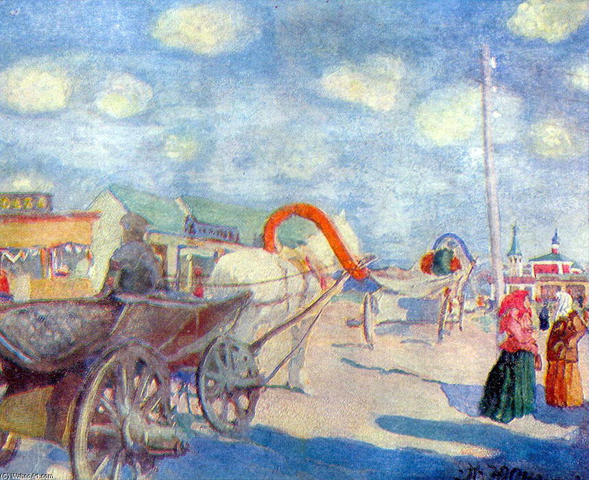 The Square Of ..a Provincial Town — Konstantin Yuon
