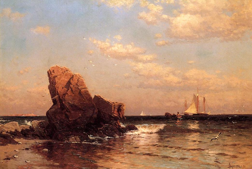 By The Shore — Alfred Thompson Bricher