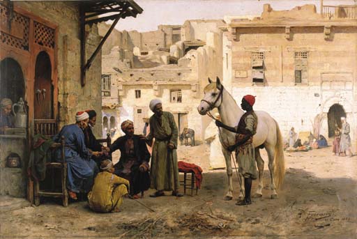 Negotiations In The Market Place — Arthur Von Ferraris