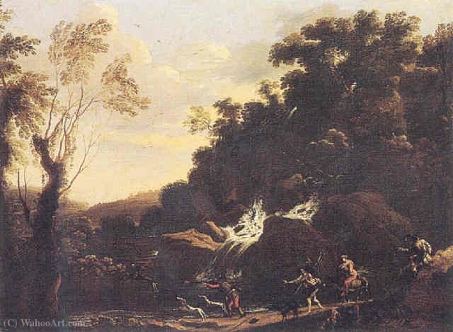 Landscape With Hunting Scene — Angeluccio