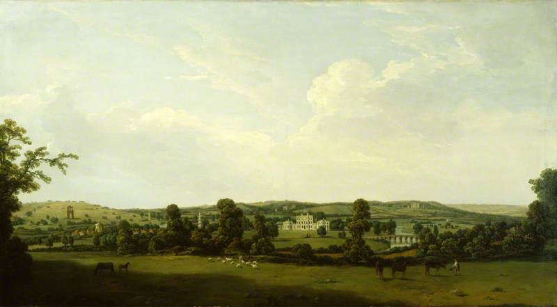 A View Of Shugborough And The Park From The East — Nicholas Thomas Dall