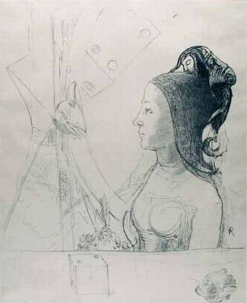 A Throw Of The Dice, Study — Odilon Redon