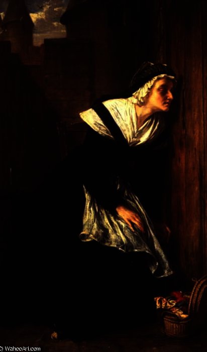 Marie Antoinette In The Prison Of The Temple — Alfred Elmore