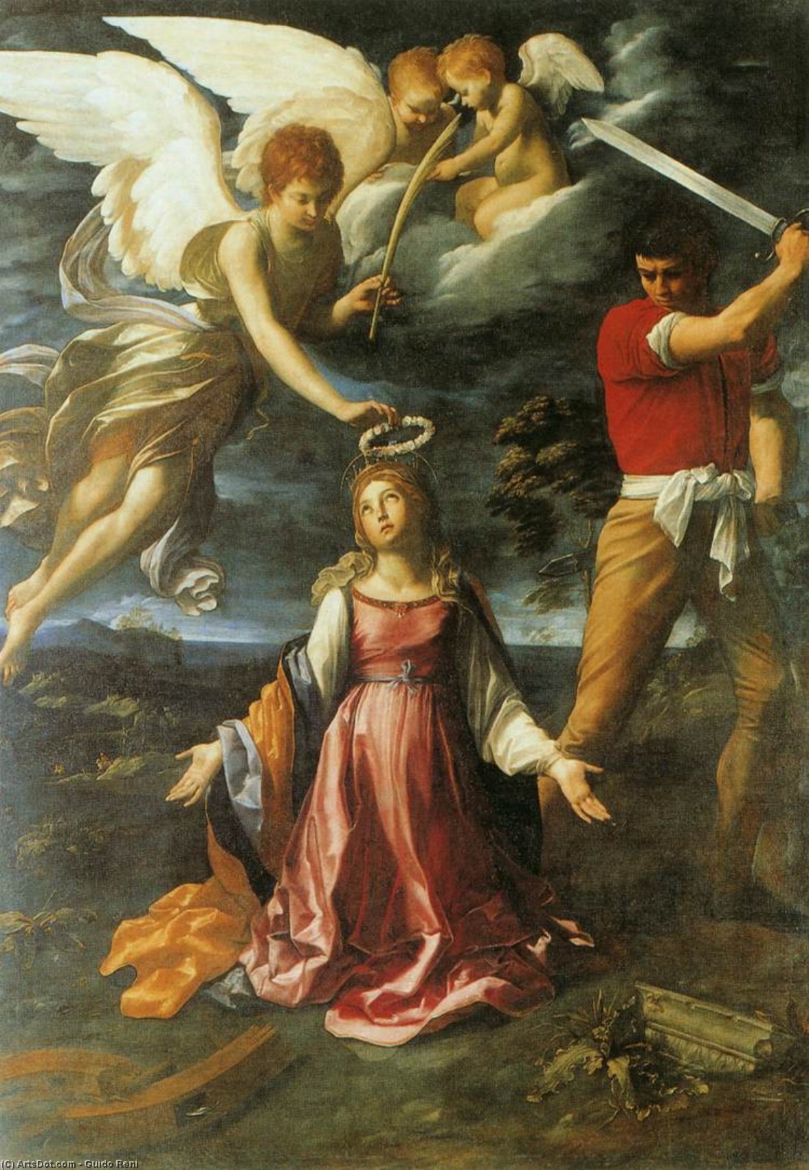 El Martirio De Santa Catalina De Alejandría — Reni Guido (le Guide)