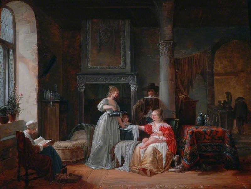 A Nursery Scene — Jean-baptiste Mallet