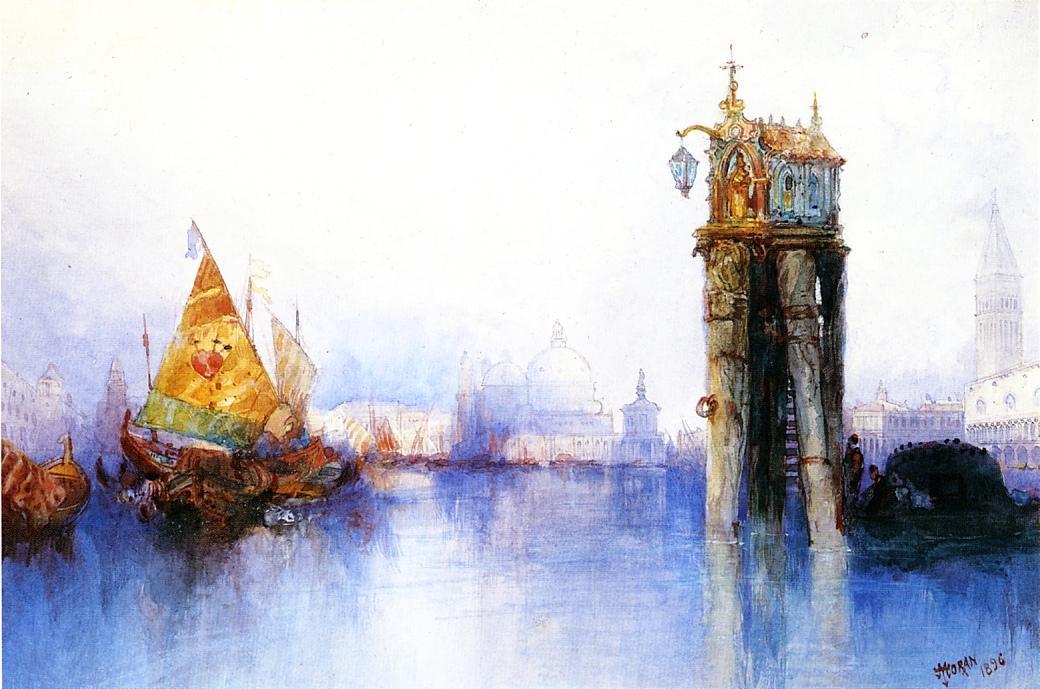 Venetian Canal Scene 1 — Thomas Moran
